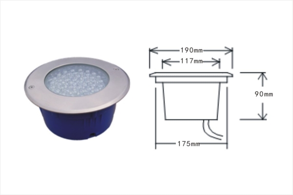 LED190地埋不銹鋼水下燈