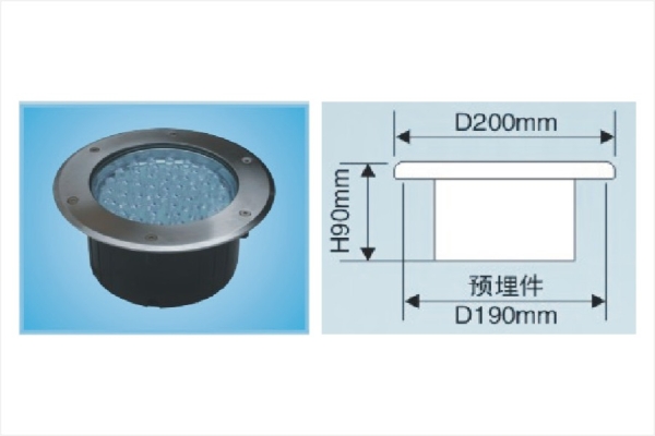 LED200地埋不銹鋼水下燈